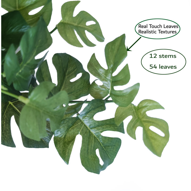 Freeport Park® Faux Philodendron Plant & Reviews Wayfair